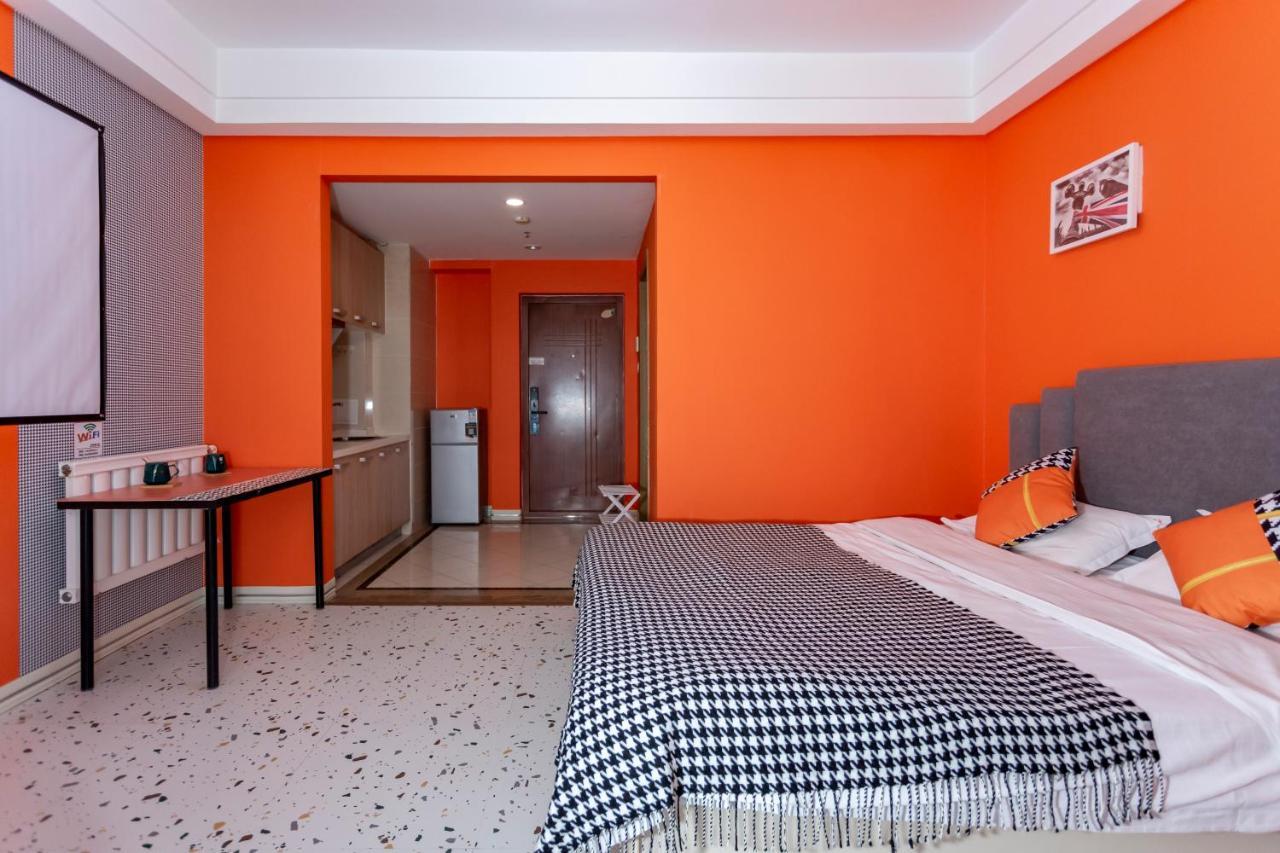 Dalian Hong XI Yuan Apartment Wanda Plaza Esterno foto