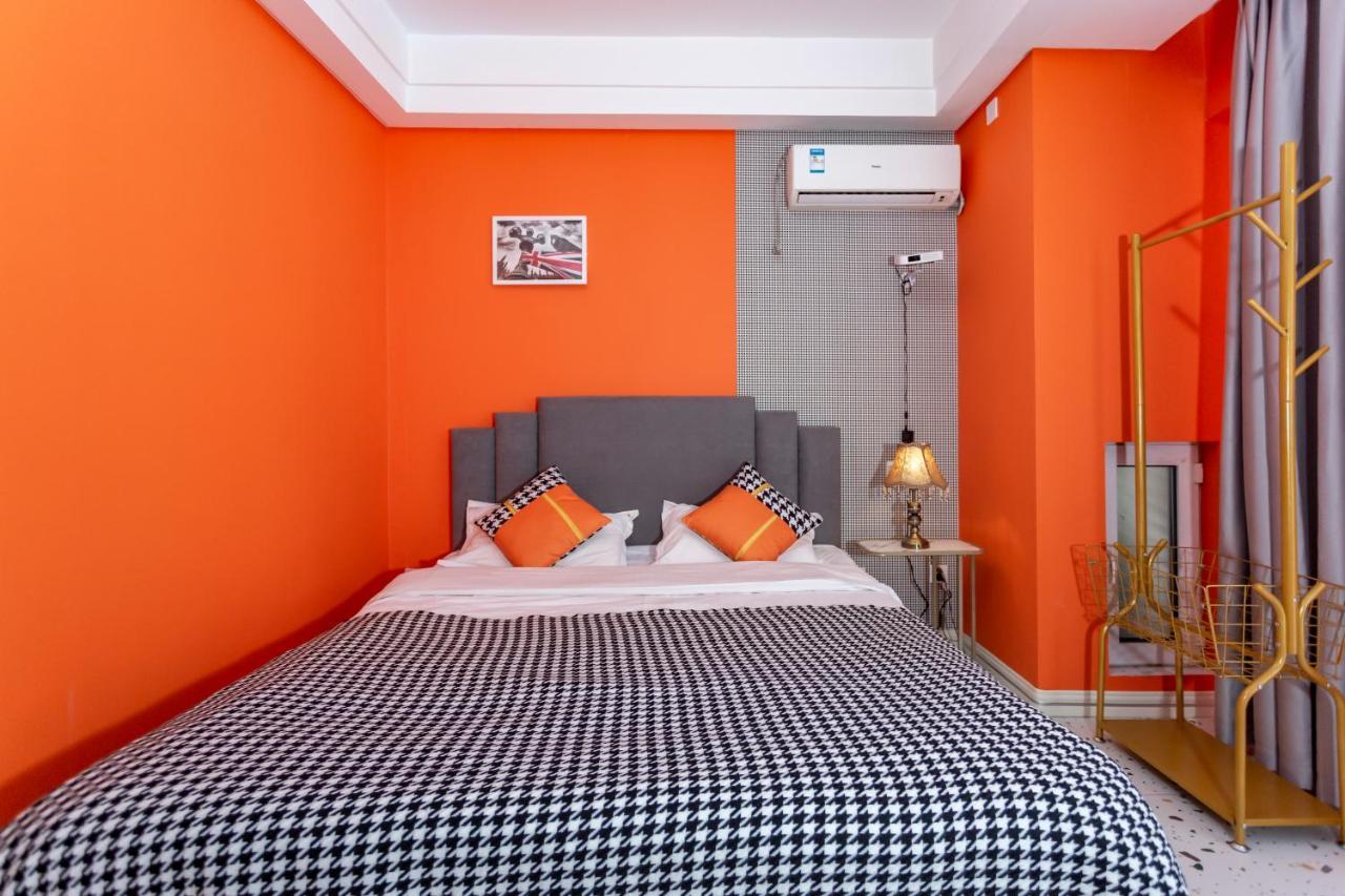 Dalian Hong XI Yuan Apartment Wanda Plaza Esterno foto