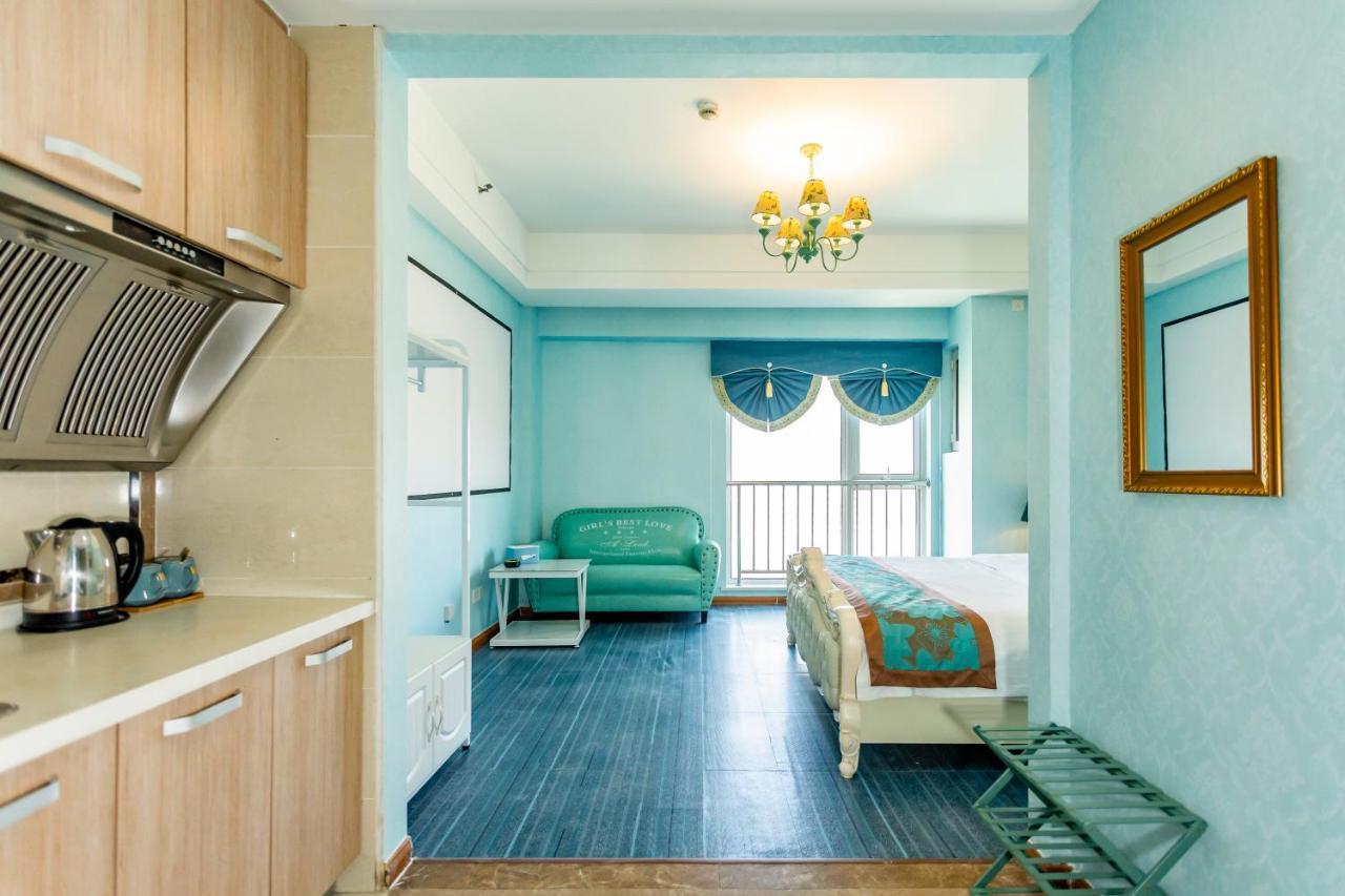 Dalian Hong XI Yuan Apartment Wanda Plaza Esterno foto