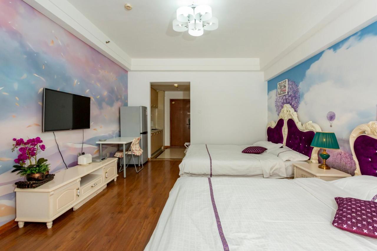Dalian Hong XI Yuan Apartment Wanda Plaza Esterno foto