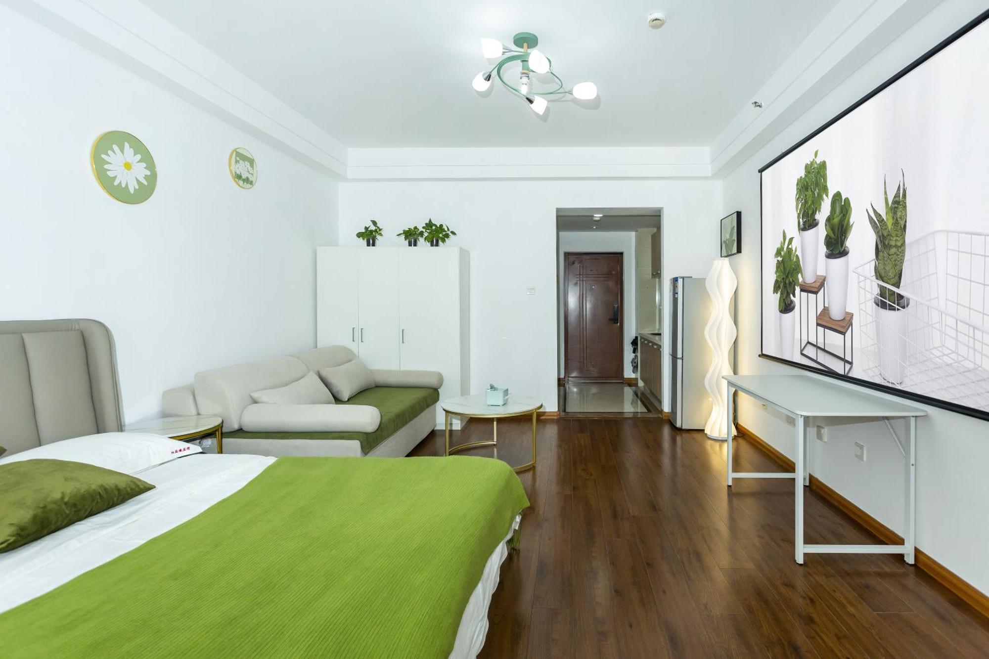 Dalian Hong XI Yuan Apartment Wanda Plaza Esterno foto